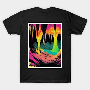 Trail Conqueror Adventure with Positivity Vintage Aesthetic 60s T-Shirt